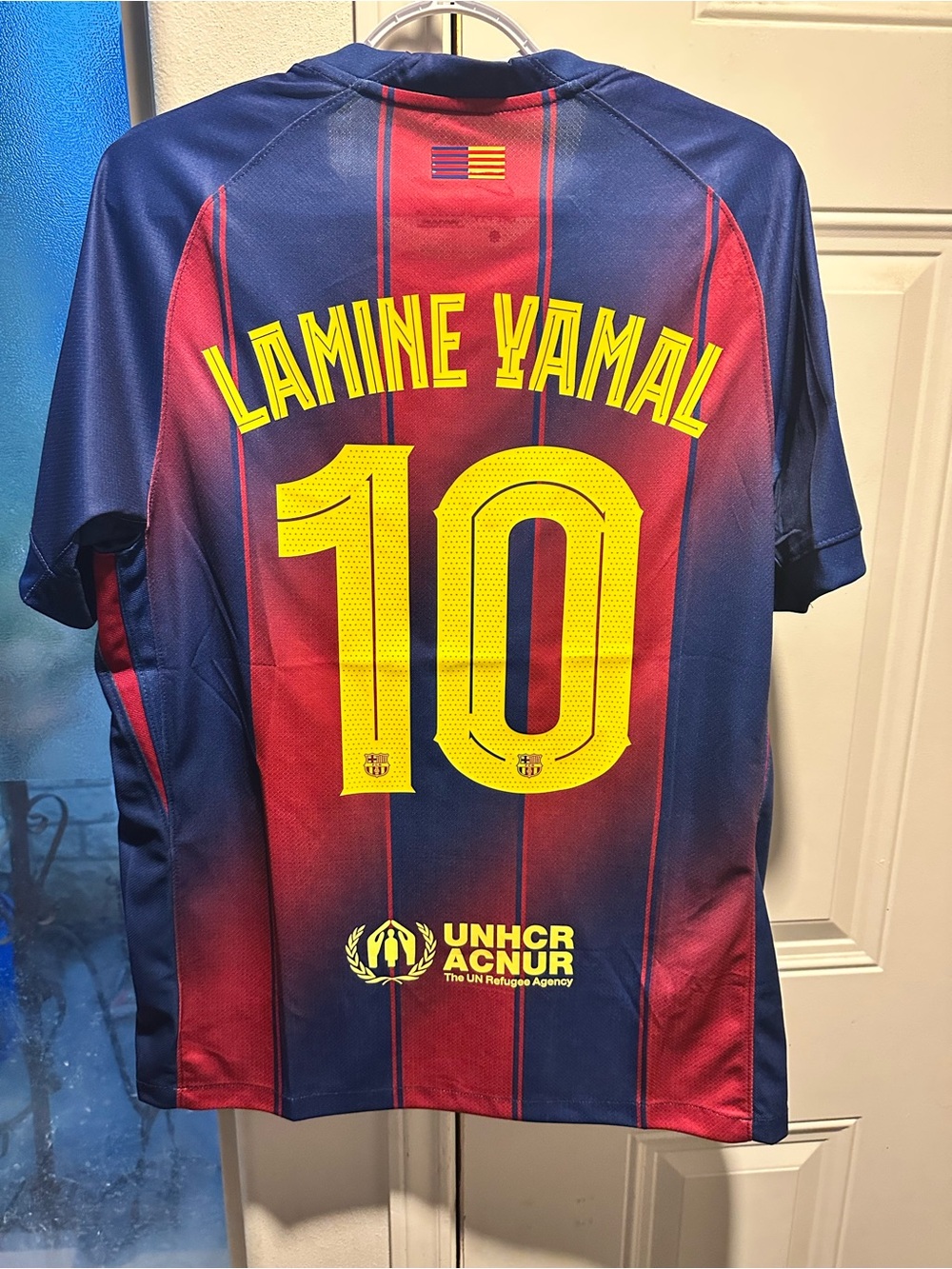 Nike FC Barcelona 2025/2026 Home Lamine Yamal #10 Soccer Jersey